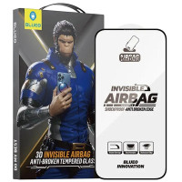 Защитное 3D стекло Blueo Invisible Airbag Anti-broken для Apple iPhone 17 / 17 Pro / 16 Pro (6.3")