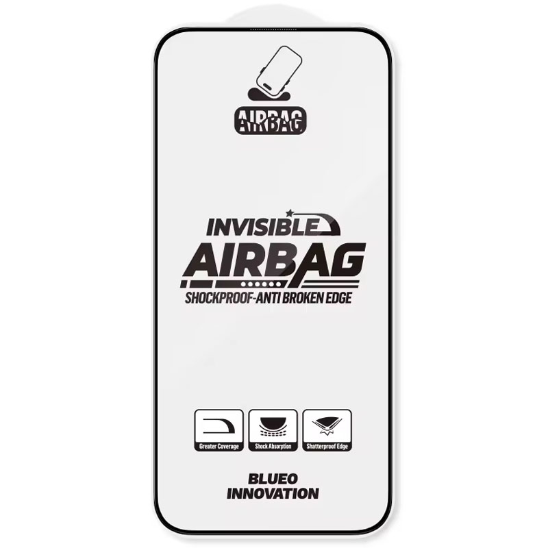 Уценка Защитное 3D стекло Blueo Invisible Airbag Anti-broken для Apple iPhone 17 Pro Max (6.9")