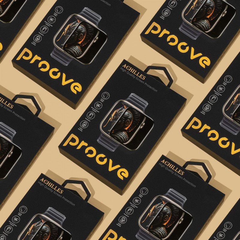 Захисне скло Proove Achilles Apple Watch Series 10 46 mm black