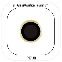 Защитное стекло Metal Classic на камеру (в упак.) для Apple iPhone 17 Air (6.5")