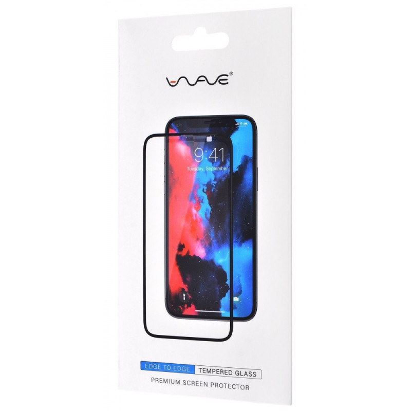 Захисне скло WAVE Edge to Edge Xiaomi Redmi Note 9S/Note 9 Pro black
