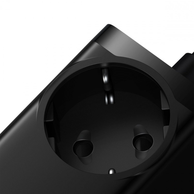 Мережевий фільтр Baseus GaN3 Pro Desktop Powerstrip 65W (2xType-C + 2xUSB + AC(EU)) black