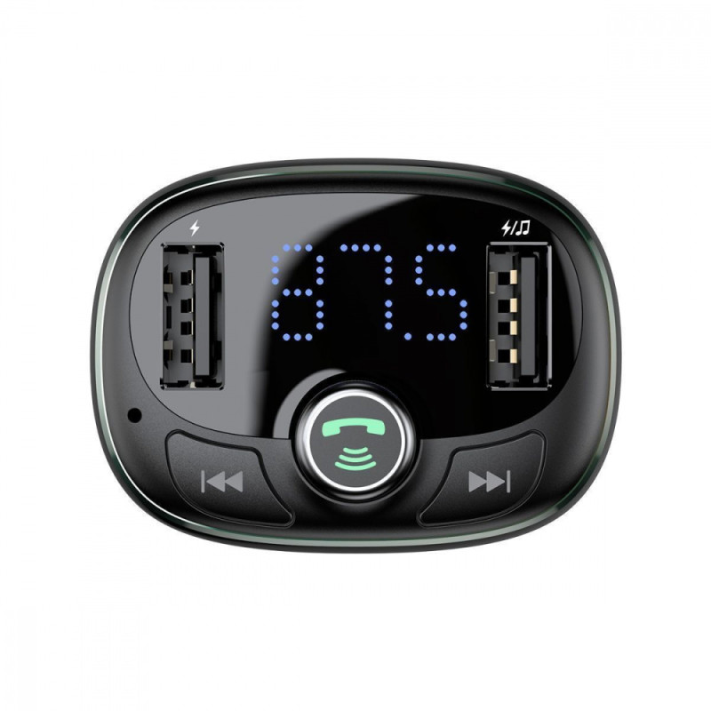 АЗП Baseus FM Launcher S-09 2.4A 2USB black