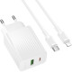 Уценка СЗУ Borofone BAS76A Source PD30W+QC3.0 (1USB-A/1C) + кабель Type-C to Lightning