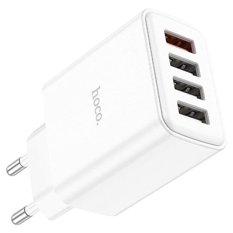 Уценка СЗУ Hoco C102A Fuerza QC3.0 (4USB-A)
