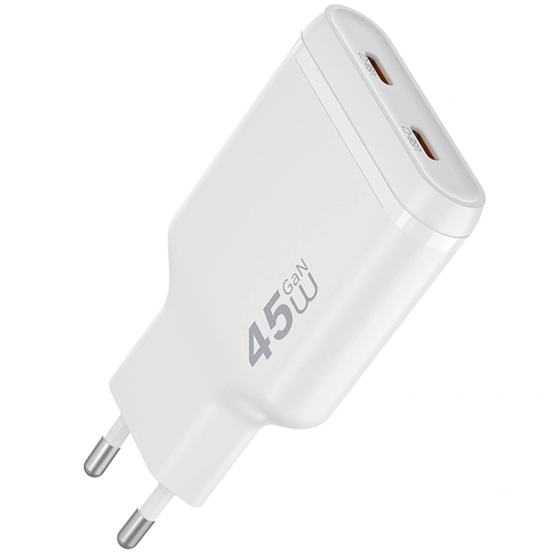СЗУ WIWU G034 Essen PD45W GaN (2USB-C)