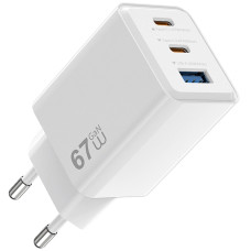 СЗУ WIWU G026 Cube PD67W+QC3.0 GaN (1USB-A/2C)