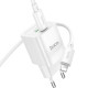 СЗУ Hoco C147A PD20W+QC3.0 (1USB-A/1C) + кабель Type-C to Lightning