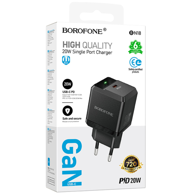 СЗУ Borofone BN18 Intenso PD20W (1USB-C)
