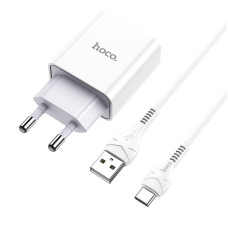 СЗУ HOCO C81A (1USB/2.1A) + Type-C
