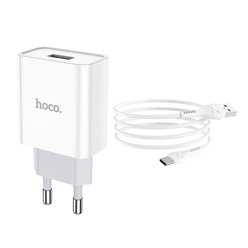 СЗУ HOCO C81A (1USB/2.1A) + Type-C