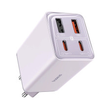 СЗУ Baseus GaN6 Pro OS 2C+2U 65W + Type-C to Type-C 100W (1m) (P10162701)