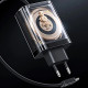 СЗУ Usams US-CC296 GaN With Retractable Type-C Cable Xiang Ser. 30W (1USB-A/1C)