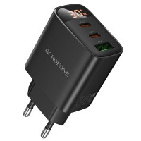 СЗУ Borofone BA98A Ilustre with digital display PD30W (1USB-A/2C)