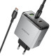 Уценка СЗУ Borofone BN22 Lena PD65W (1USB-A/2C) + кабель Type-C to Type-C