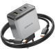Уценка СЗУ Borofone BN22 Lena PD65W (1USB-A/2C) + кабель Type-C to Type-C