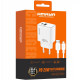 СЗУ Amaya E67D PD20W+QC3.0 (1USB-A/1C) + кабель USB to MicroUSB