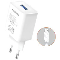 СЗУ Amaya M3 2.4A (1USB-A) + кабель USB to MicroUSB