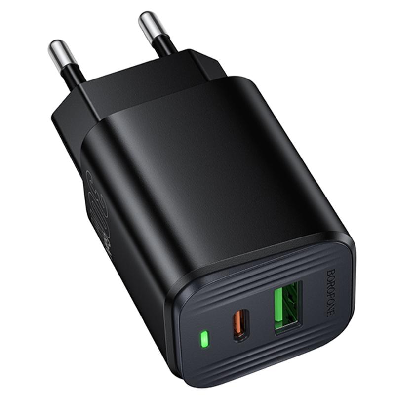 СЗУ Borofone BAS85A Star PD30W+QC3.0 (1USB-A/1C)