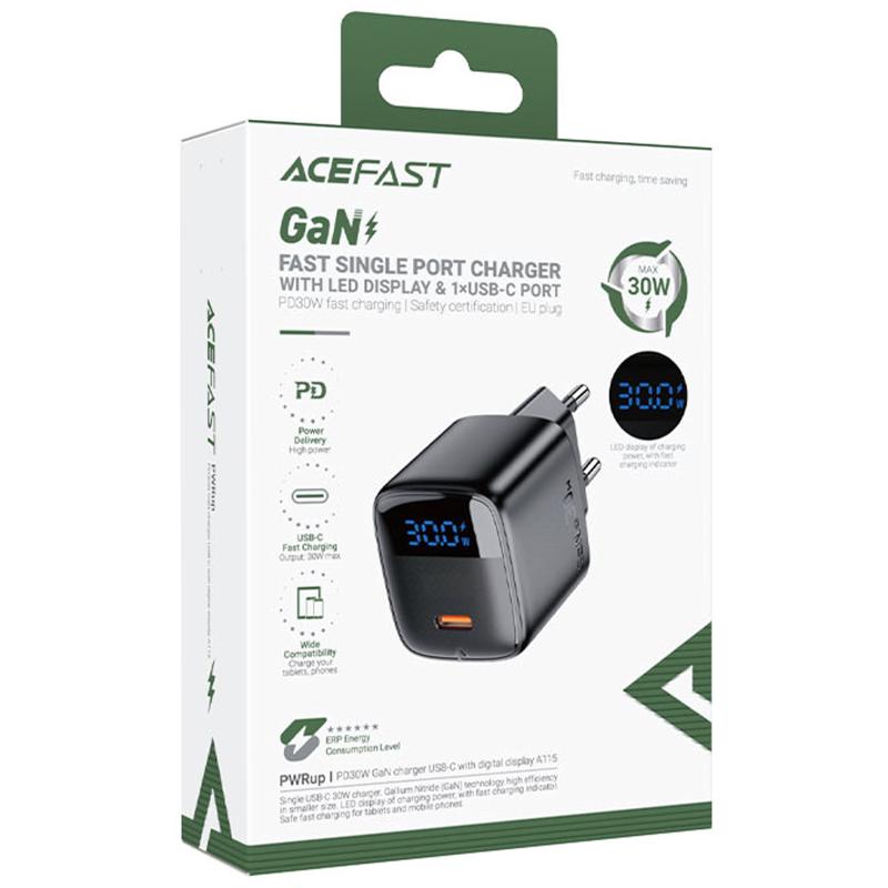 СЗУ Acefast A115 PD30W GaN (1USB-C)