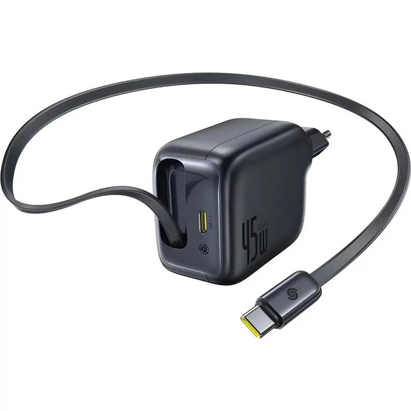 СЗУ Baseus EnerCore CJ11 PD45W with retractable cable (2USB-C) (E0120G)