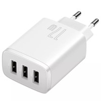 СЗУ Baseus Compact 17W (3USB-A) (CCXJ02)