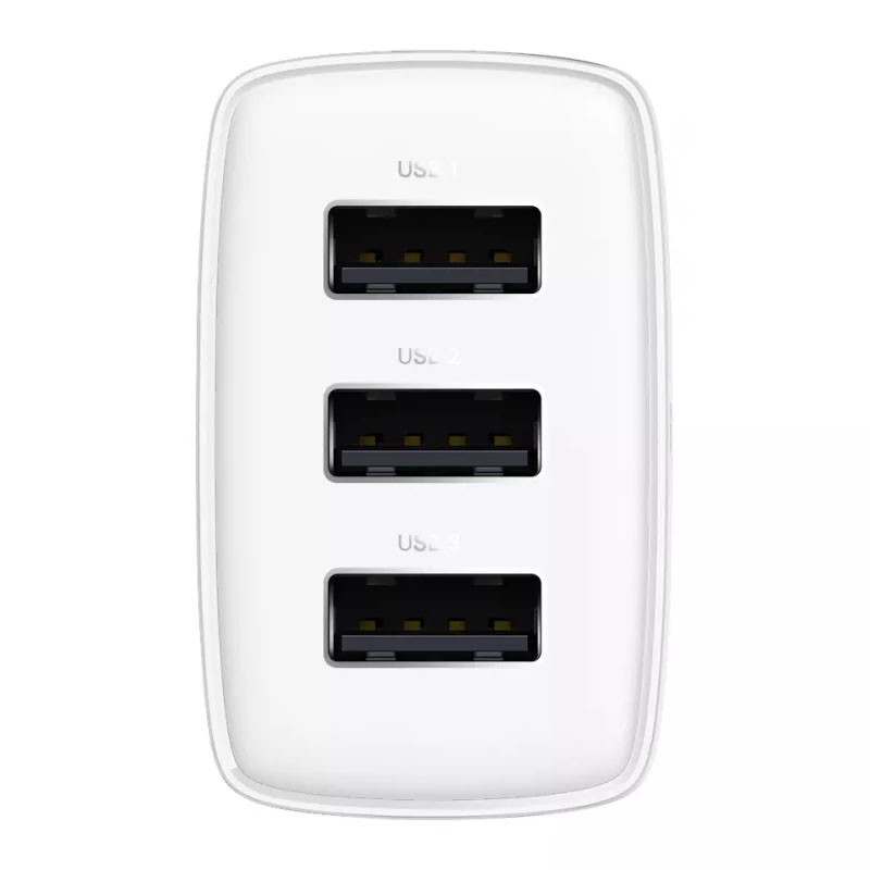 СЗУ Baseus Compact 17W (3USB-A) (CCXJ02)