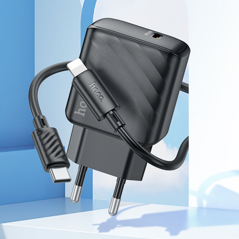 СЗУ Hoco CS22A Value PD30W + Type-C to Lightning