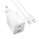 СЗУ Hoco N42 Elogiado 2C PD45W + Type to Type-C
