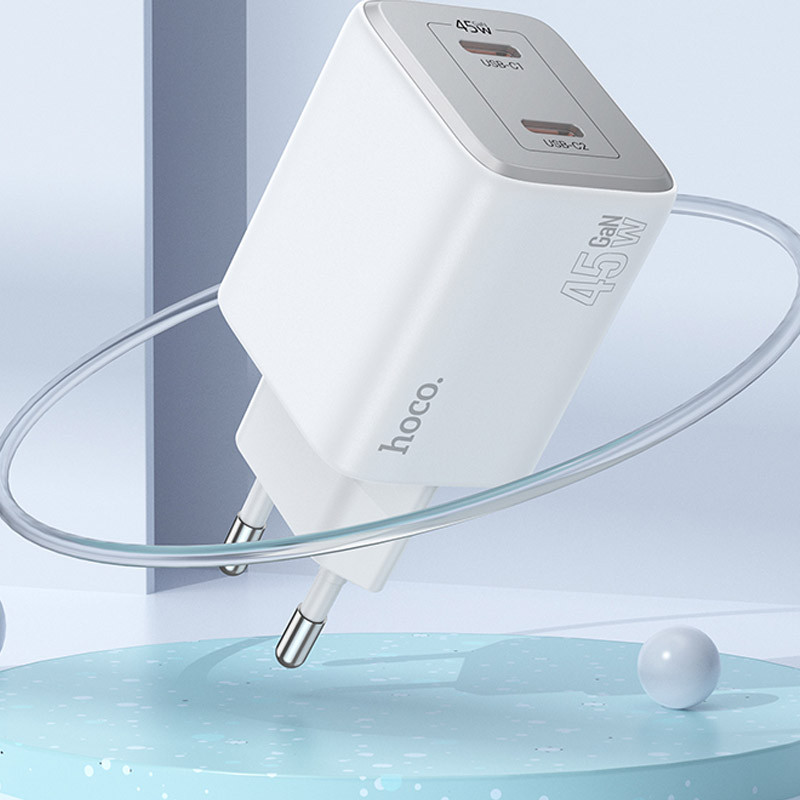 СЗУ Hoco N42 Elogiado 2C PD45W + Type to Type-C