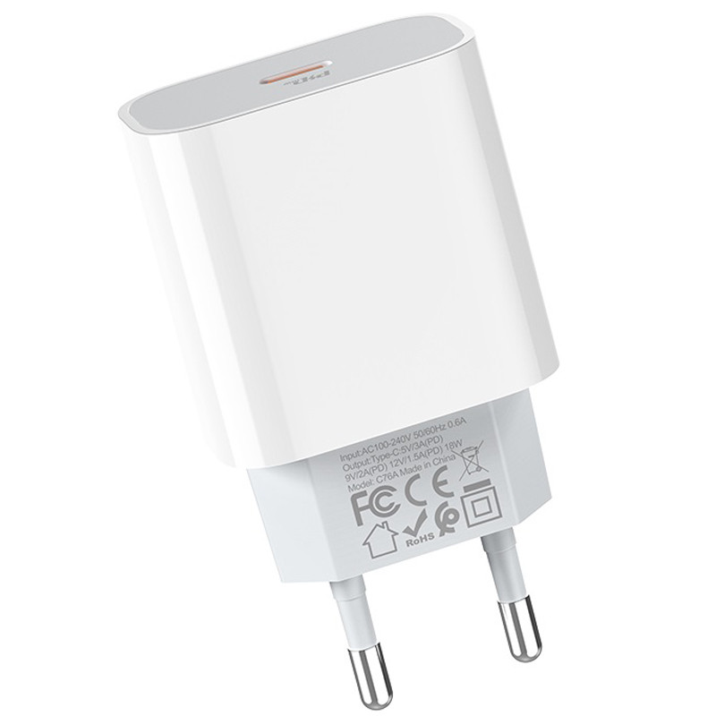 Уценка СЗУ Hoco C76A Plus Speed source PD20W charger (EU)