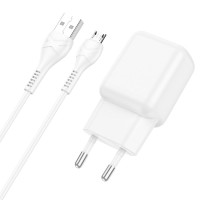 СЗУ Hoco C96A 2.1A (1USB-A) + кабель USB to MicroUSB