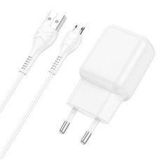 СЗУ Hoco C96A 2.1A (1USB-A) + кабель USB to MicroUSB