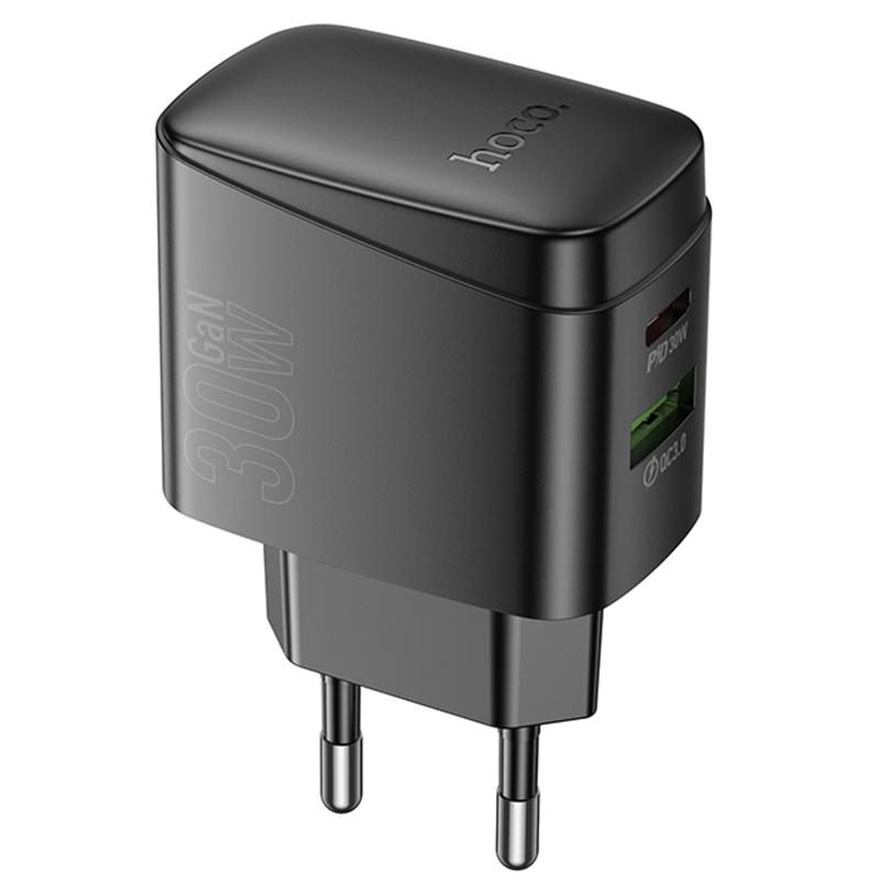 СЗУ Hoco CS61A Bright PD30W+QC3.0 (1USB-A/1C)