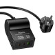 СЗУ Hoco AC33 Win 1 position 30W QC+PD (1USB-A/2C/1Socket) (1.5m)