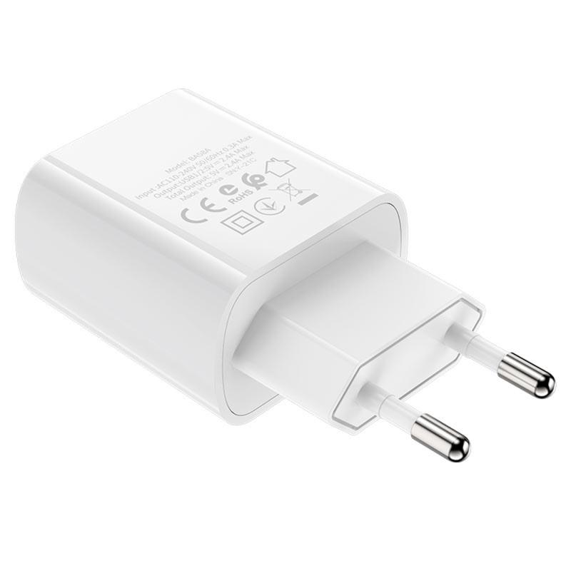 СЗУ Borofone BA58A with digital display 2.4A (2USB-A)