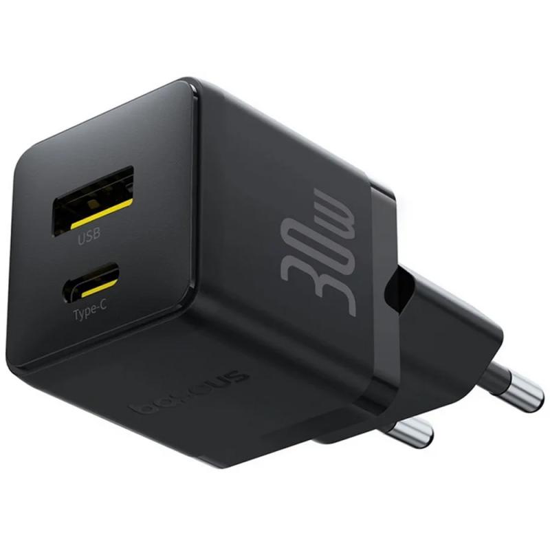 СЗУ Baseus Palm Fast Charger 30W (1USB-A/1C) (P1011160A)