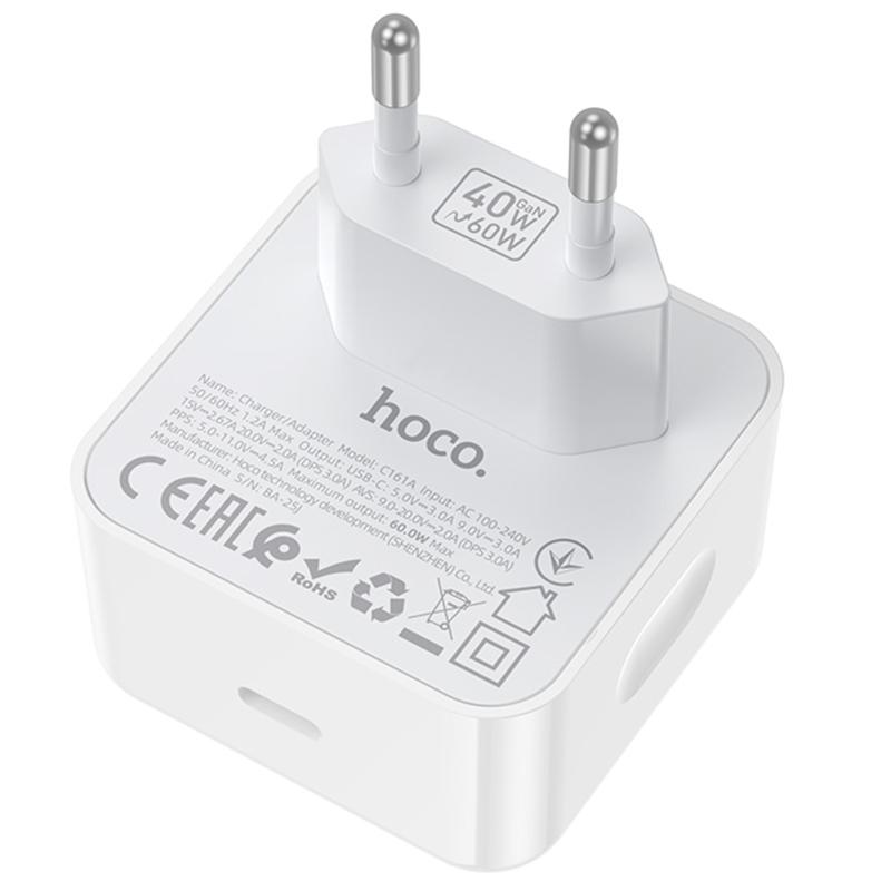 СЗУ Hoco C161A Speed PD40W (1USB-C)
