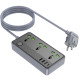 Удлинитель Borofone BAC2 Leya (3USB-A/1C/3xSocket) (1.5m)