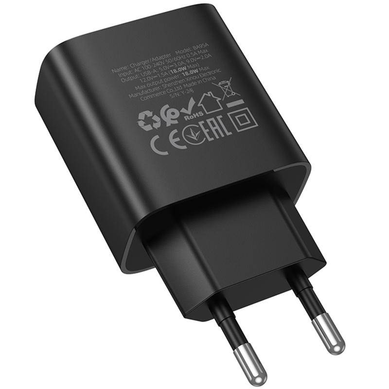 СЗУ Borofone BA95A Ilustre QC3.0 (1USB-A)
