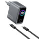 СЗУ WIWU CHG300 Voyager PD100W+QC3.0 (1USB-A/2C) + кабель Type-C to Type-C