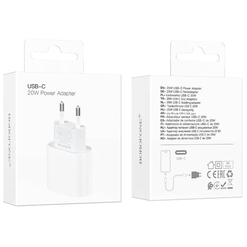 СЗУ Borofone BA100A Original PD20W (1USB-C)