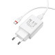 СЗУ Borofone BA21A Long journey QC3.0 3A (1USB-A) + кабель USB to Type-C