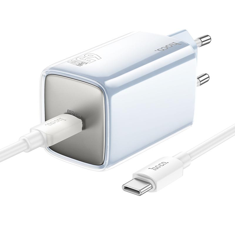 СЗУ Hoco N48 Glorious PD65W (1USB-C) + кабель Type-C to Type-C