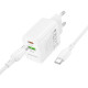 СЗУ Borofone BN27 Fuente PD20W+QC3.0 (1USB-A/1C) + кабель Type-C to Type-C