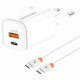 Уценка СЗУ Amaya E48D PD33W+QC3.0 (1USB-A/1C) + кабель Type-C to Type-C