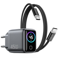 СЗУ WIWU CHG500 Voyager PD45W (1USB-C) + кабель Type-C to Type-C