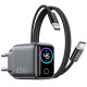 СЗУ WIWU CHG500 Voyager PD45W (1USB-C) + кабель Type-C to Type-C