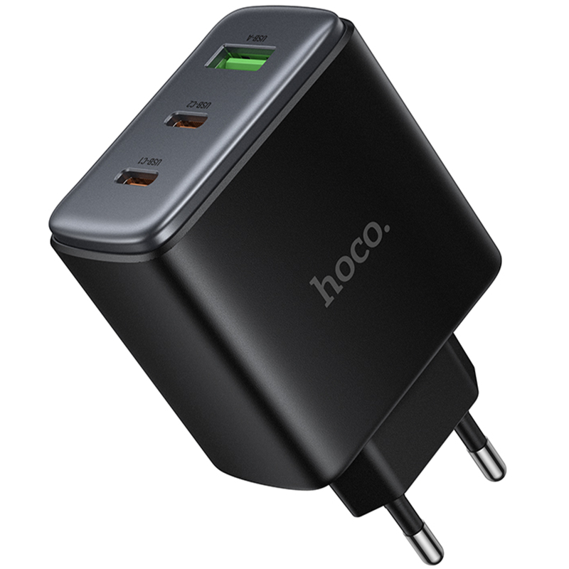 СЗУ Hoco C160A Upgrade PD65W+QC3.0 (1USB-A/2C)