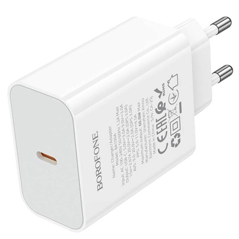 СЗУ Borofone BA109A Star PD40W (1USB-C)